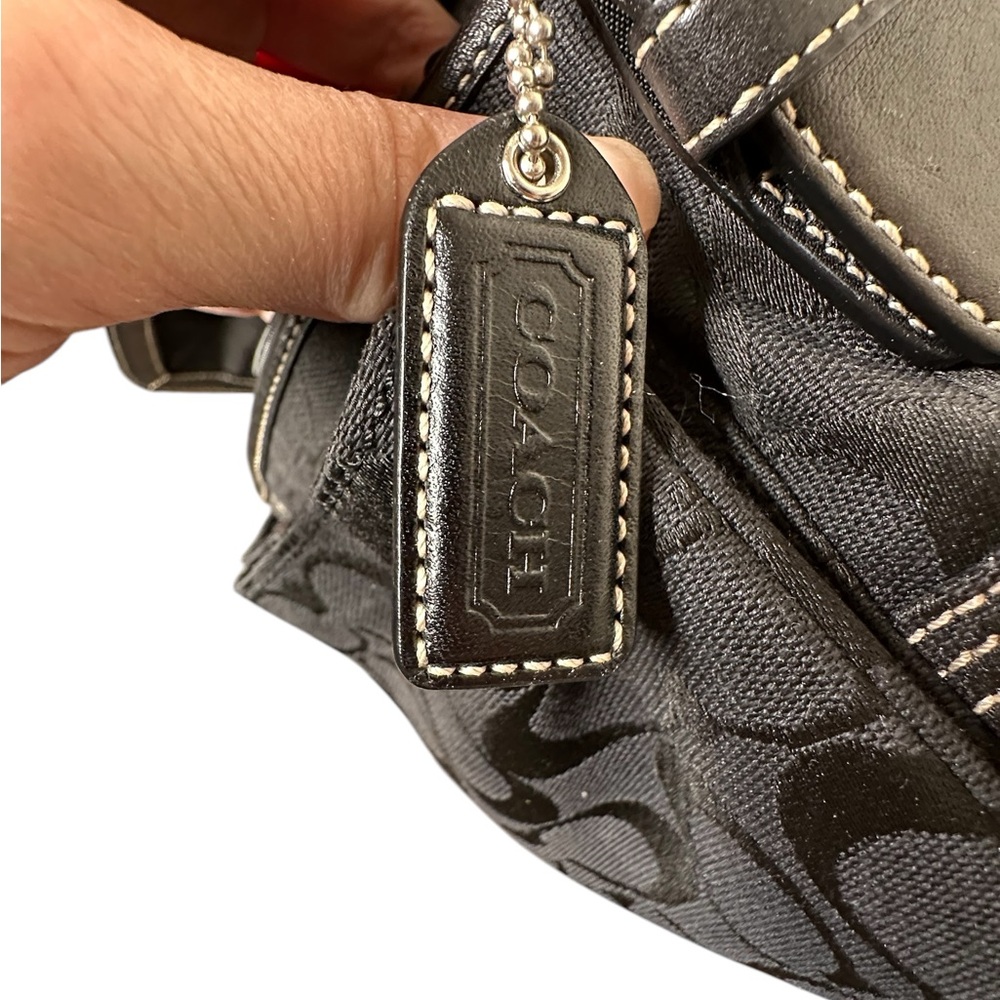 Coach Legacy Vintage Black Braided Soho Bag A06Q 6314 Y2K Jacquard Signature - Picture 16 of 16
